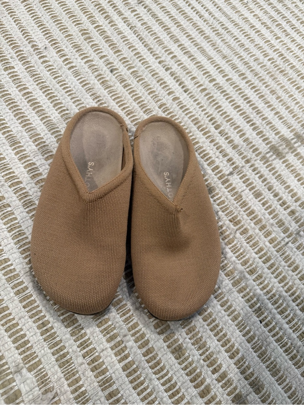 Rothy's Casual Knit Clogs in Butternut - Picture 2 of 4